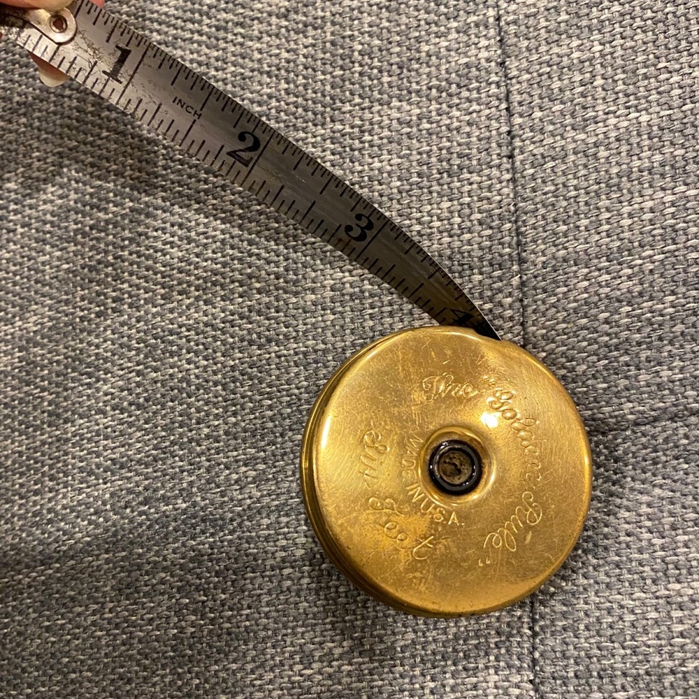 Vintage measuring tape works beautifully